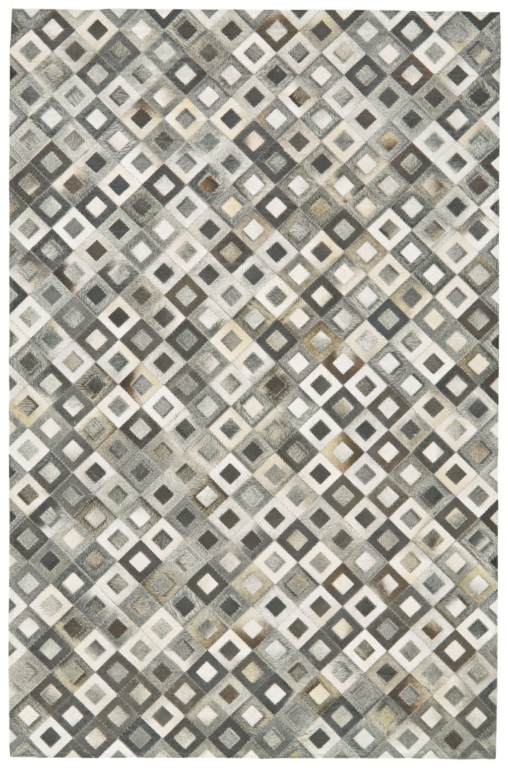 Stylish Black Gray Faux Cowhide Area Rug for Elegant Living Spaces