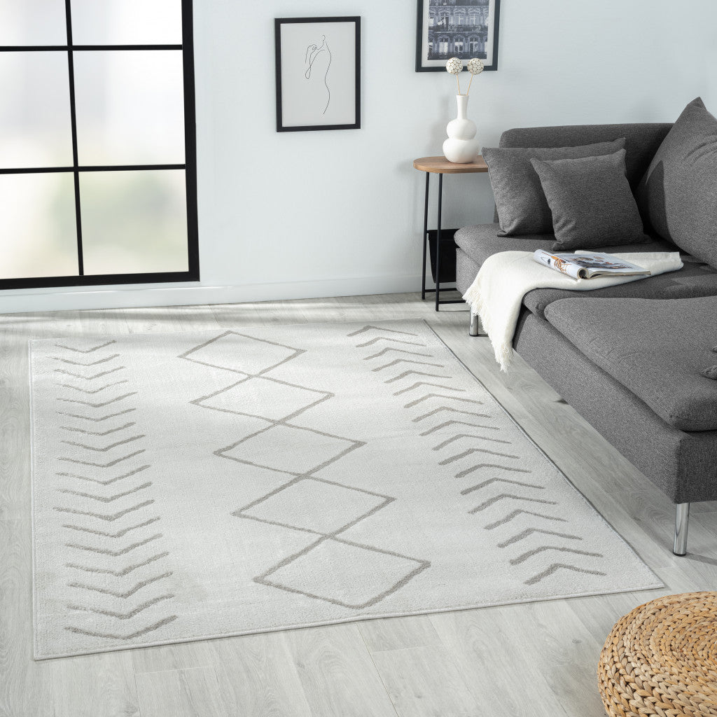Timeless Blue Diamond Design Area Rug for Elegant Home Decor