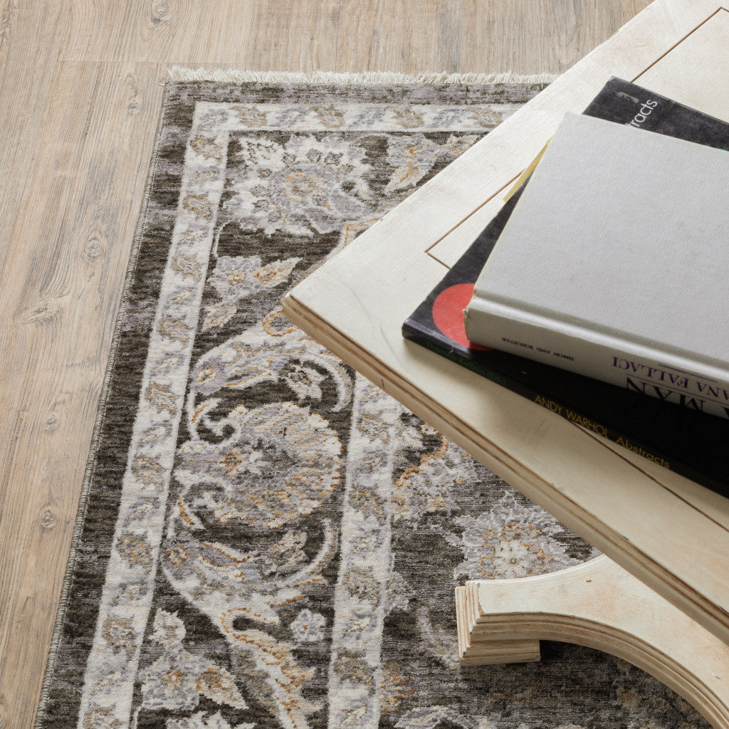 Exquisite Floral Indoor Area Rug - Soft Polyester Design Ideal for Both Modern and Traditional Living Spaces